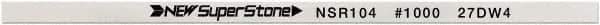 Value Collection - Flat Ceramic Finishing Stick - 100mm Long x 0.5mm Wide x 10mm Thick, 1,000 Grit - Best Tool & Supply