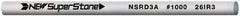 Value Collection - Round Ceramic Finishing Stick - 50mm Long x 3mm Wide, 1,000 Grit - Best Tool & Supply