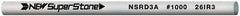 Value Collection - Round Ceramic Finishing Stick - 100mm Long x 2.35mm Wide, 1,000 Grit - Best Tool & Supply