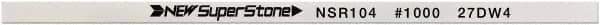 Value Collection - Flat Ceramic Finishing Stick - 100mm Long x 1.5mm Wide x 10mm Thick, 1,000 Grit - Best Tool & Supply