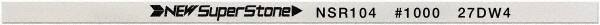 Value Collection - Flat Ceramic Finishing Stick - 100mm Long x 1.5mm Wide x 6mm Thick, 1,000 Grit - Best Tool & Supply