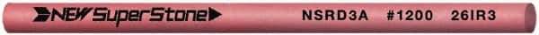 Value Collection - Round Ceramic Finishing Stick - 50mm Long x 3mm Wide, 1,200 Grit - Best Tool & Supply