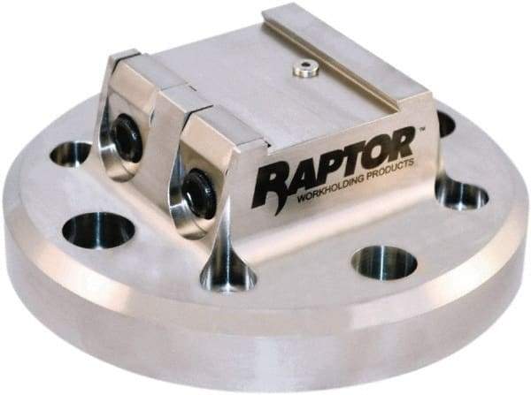 Raptor Workholding - 1-1/2" Jaw Width, 2" High Dovetail Vise - For Use with 4 & 5 Axis Workholding Systems - Best Tool & Supply