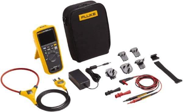 Fluke - 279FC/IFLEX, CAT IV, CAT III, 1,000 VAC/VDC, Digital True RMS Auto Ranging Manual Ranging Thermal Imaging Multimeter - 50 mOhm, Measures Voltage, Capacitance, Current, Frequency, Resistance, Temperature (IR) - Best Tool & Supply