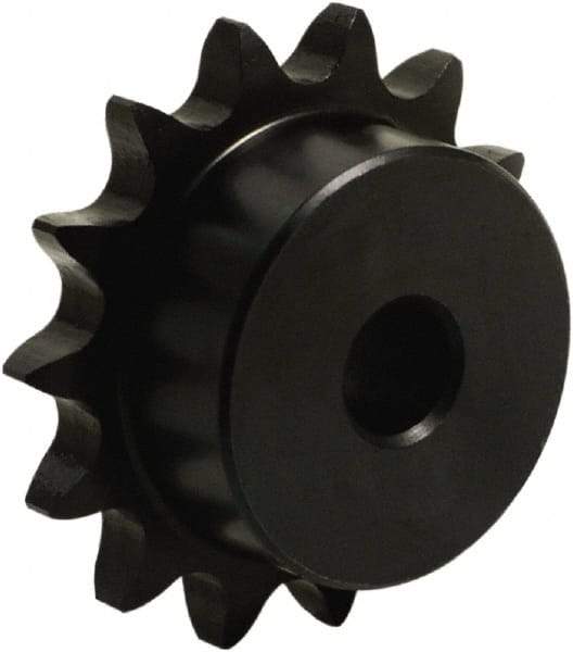 Tritan - 22 Teeth, 1/4" Chain Pitch, Chain Size 25, Plain Bore Sprocket - 1/4" Bore Diam, 1.757" Pitch Diam, 1.89" Outside Diam - Best Tool & Supply