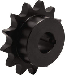 Tritan - 16 Teeth, 5/8" Chain Pitch, Chain Size 50, Finished Bore Sprocket - 3.204" Pitch Diam, 3-1/2" Outside Diam - Best Tool & Supply