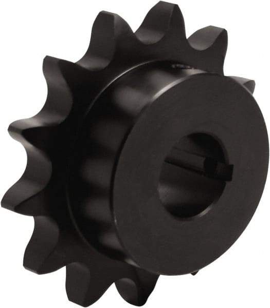 Tritan - 13 Teeth, 3/8" Chain Pitch, Chain Size 35, Finished Bore Sprocket - 1.567" Pitch Diam, 1.732" Outside Diam - Best Tool & Supply