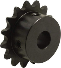 Tritan - 14 Teeth, 3/8" Chain Pitch, Chain Size 35, Finished Bore Sprocket - 1.685" Pitch Diam, 1.85" Outside Diam - Best Tool & Supply