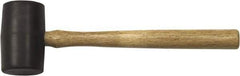 GearWrench - 1 Lb Head Rubber Mallet - 12" OAL, Hickory Handle - Best Tool & Supply