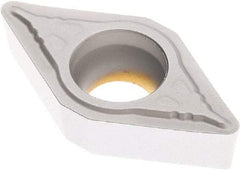 Seco - DCMT32.52 F1 Grade TK0501 Carbide Turning Insert - Ti(C/N)/Al2O3/Cr Finish, 55° Diamond, 3/8" Inscr Circle, 5/32" Thick, 1/32" Corner Radius - Best Tool & Supply