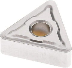 Seco - TNMG432 M5 Grade TP3501 Carbide Turning Insert - Ti(C/N)/Al2O3 Finish, 60° Triangle, 1/2" Inscr Circle, 3/16" Thick, 1/32" Corner Radius - Best Tool & Supply