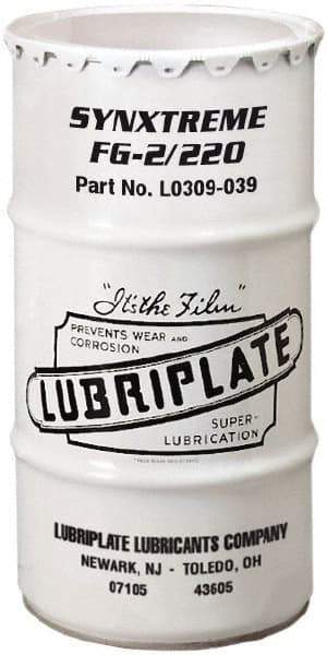 Lubriplate - 120 Lb Drum Calcium Extreme Pressure Grease - Tan, Extreme Pressure, Food Grade & High/Low Temperature, 450°F Max Temp, NLGIG 2, - Best Tool & Supply