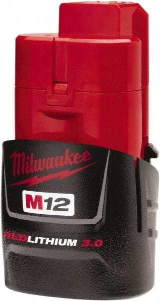 Milwaukee Tool - 12 Volt Lithium-Ion Power Tool Battery - 3 Ahr Capacity, Series M12 REDLITHIUM - Best Tool & Supply