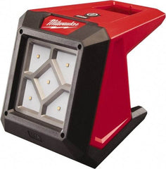 Milwaukee Tool - 12 Volts, 1000 Lumens, Cordless Work Light - Red, 15 hr Run Time - Best Tool & Supply