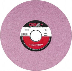 Camel Grinding Wheels - 7" Diam x 1-1/4" Hole x 1/2" Thick, K Hardness, 46 Grit Surface Grinding Wheel - Aluminum Oxide, Type 1, Medium Grade, Vitrified Bond, No Recess - Best Tool & Supply