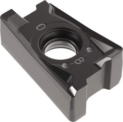 Kennametal - LNP432 GE Grade KCPM20 Carbide Milling Insert - TiN/MT/TiCN/Al2O3 Finish, 3/16" Thick, 0.8mm Corner Radius - Best Tool & Supply