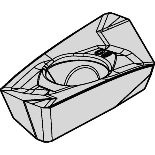 Kennametal - EP1816 HD Grade KCSM40 Carbide Milling Insert - AlTiN/TiN Finish, 5.5mm Thick - Best Tool & Supply