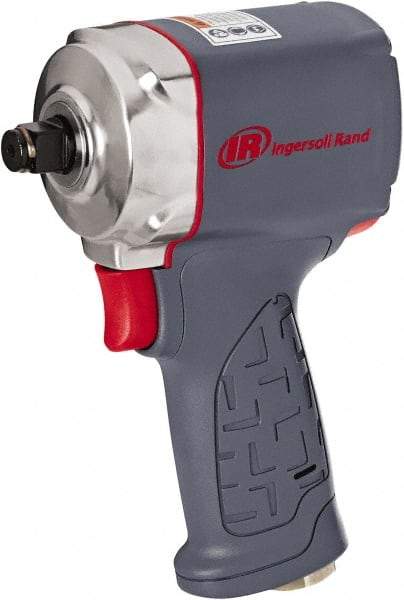 Ingersoll-Rand - 1/2" Drive, 7,000 RPM, 450 Ft/Lb Torque Impact Wrench - Pistol Grip Handle, 1,250 IPM, 17 CFM, 90 psi, 1/4" NPTF Inlet - Best Tool & Supply