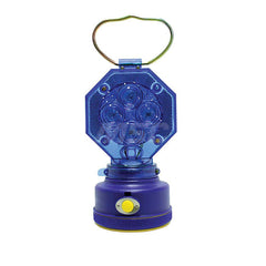 Strobe & Flashing Lights; Light Type: Revolving; Flashing; Lens Color: Blue; Lamp Type: LED; Mounting Type: Magnetic; NEMA Rating: 6; Voltage: All IQv Batteries; Recommended Environment: Industrial; Flashes Per Minute: 60