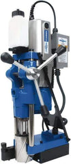 Hougen - 3/4" Chuck, 4" Travel, Portable Magnetic Drill Press - 70, 120, 200 & 332 RPM, 13 Amps, 1553 Watts, 115 Volts, 2' Cord Length - Best Tool & Supply