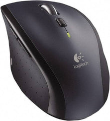 Logitech - Black Wireless Mouse - Use with Mac OS X 10.4 & Later,Windows XP, Vista, 7, 8 - Best Tool & Supply