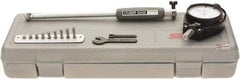 SPI - 10 Anvil, 0.7 to 1-1/2" Dial Bore Gage - 0.0001" Graduation, 6" Gage Depth, Accurate to 0.0003", Carbide Ball - Best Tool & Supply