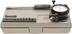 SPI - 9 Anvil, 0.4 to 0.7" Dial Bore Gage - 0.0001" Graduation, 4" Gage Depth, Accurate to 0.0003", Carbide Ball - Best Tool & Supply