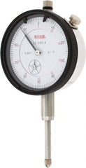 SPI - 1" Range, 0-100 Dial Reading, 0.001" Graduation Dial Drop Indicator - 2.2" Dial, 0.1" Range per Revolution, 0.002" Accuracy, Revolution Counter, Includes NIST Traceability Certification - Best Tool & Supply