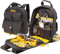 DeWALT - 23 Pocket Backpack Tool Bag - 14-1/2" Wide x 6" Deep x 19-3/4" High - Best Tool & Supply