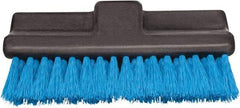 Harper Brush - 2-1/4" Bristle Length, Polypropylene Deck Scrub Brush - 10" Wide Head, 10" OAL, Black, Polypropylene Block - Best Tool & Supply