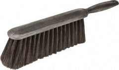 Harper Brush - 14" OAL, Horsehair & Nylon Counter Brush - 2-1/4" Bristle Length, 8" Long x 1-3/4" Wide Head, Straight Foam Handle, Black - Best Tool & Supply