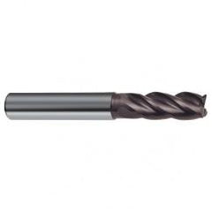 3mm Dia. - 57mm OAL - 4 FL Variable Helix Nano-A Carbide End Mill - Best Tool & Supply