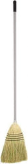 Harper Brush - 53-1/2" OAL Corn Blend Bristle Broom - 39" Long Metal Handle, 14-1/2" Bristle Length, 10" Wide - Best Tool & Supply