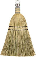 Harper Brush - 12" OAL Corn Blend Bristle Whisk Broom - 10" Bristle Length, 8" Wide - Best Tool & Supply