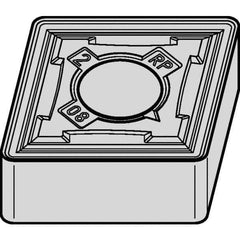 Kennametal - CNMG544 RP Grade KCPK05 Carbide Turning Insert - Al2O3 Finish, 80° Diamond, 5/8" Inscr Circle, 1/4" Thick, 1/16" Corner Radius - Best Tool & Supply