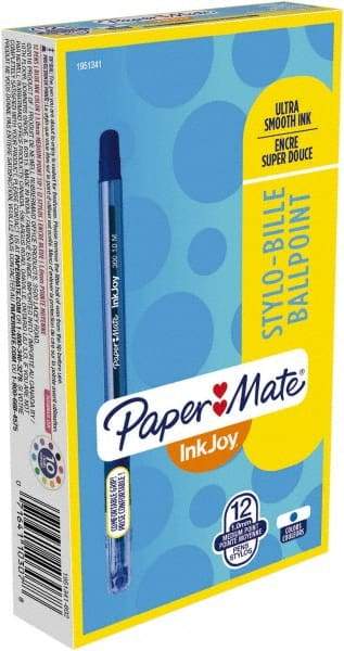 Paper Mate - 1mm Ball Point Ball Point Pen - Blue - Best Tool & Supply