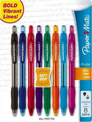 Paper Mate - 1mm Ball Point Retractable Ball Point Pen - Assorted Colors - Best Tool & Supply