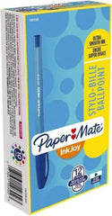 Paper Mate - 1mm Ball Point Ball Point Pen - Blue - Best Tool & Supply