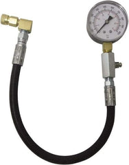 Lang - 1.38' Hose Length, 2,000 Max psi, Mechanical Automotive Diesel Compression Tester - 2 Lb Graduation - Best Tool & Supply