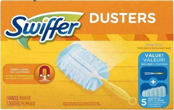 Swiffer - 6" Long Fiber Duster - 13" OAL, Light Blue - Best Tool & Supply