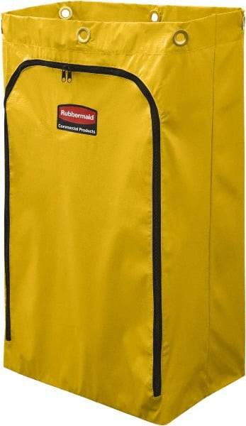 Rubbermaid - 24 Gal Vinyl Janitor Cart Bag - 10-1/2" Width - Best Tool & Supply