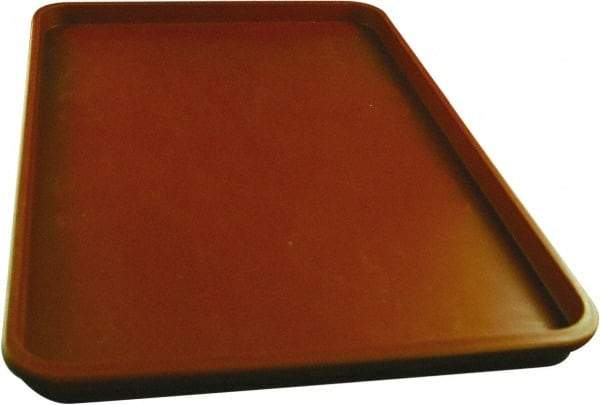 Made in USA - 14-1/4" Long x 9-1/2" Wide x 1-1/4" Deep Lid Tray - Polypropylene - Best Tool & Supply