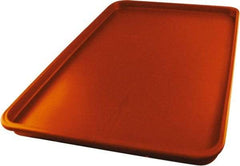 Made in USA - 14-1/4" Long x 9-1/2" Wide x 1-1/4" Deep Lid Tray - Polypropylene - Best Tool & Supply