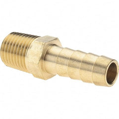 Value Collection - 1/4 NPT Thread Hose Barb x Male NPT Connector - 3/8" ID Hose, Brass - Best Tool & Supply