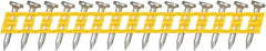 DeWALT - 13 Gauge 0.102" Shank Diam 3/4" Long Concrete Nails for Power Nailers - Steel, Zinc Finish, Smooth Shank, Angled Stick Plastic Collation, Round Head - Best Tool & Supply