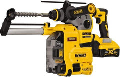 DeWALT - 20 Volt 1-1/8" SDS Plus Chuck Cordless Rotary Hammer - 0 to 4,480 BPM, 0 to 1,000 RPM, Reversible - Best Tool & Supply