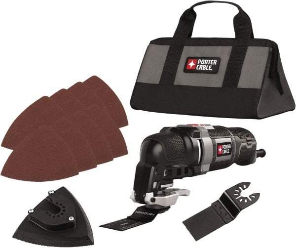 Porter-Cable - 120 Volt Electric Multi-Tool Kit - 10,000 to 22,000 RPM, 3 Amps - Best Tool & Supply