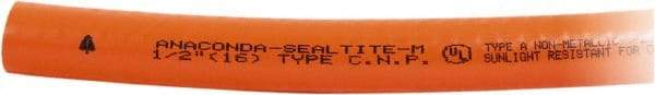 Anaconda Sealtite - 3/4" Trade Size, 175' Long, Flexible Liquidtight Conduit - PVC, 19.05mm ID, Orange - Best Tool & Supply