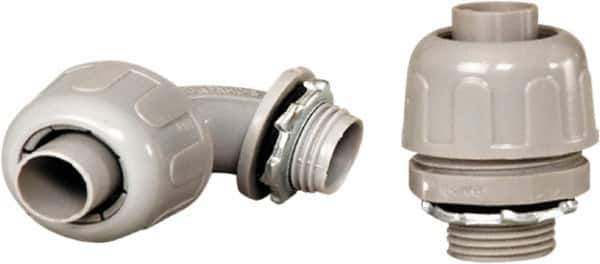 Anaconda Sealtite - 1" Trade, Nylon Threaded 90° Liquidtight Conduit Connector - Insulated - Best Tool & Supply