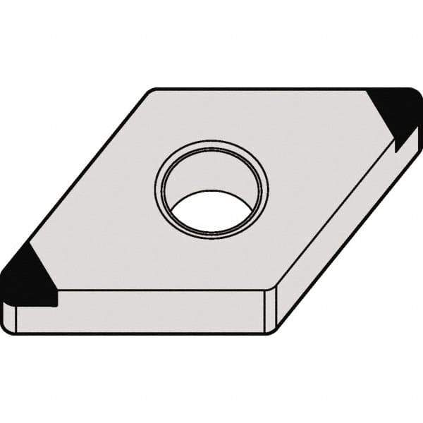 Kennametal - DNGA432 MT Grade KBH10 CBN Turning Insert - 55° Diamond, 1/2" Inscr Circle, 3/16" Thick, 1/32" Corner Radius - Best Tool & Supply